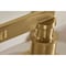 Kohler Widespread Bathroom Sink Faucet 1.2 GPM in Vibrant Brushed Moderne Brass 35908-4-2MB - alternate 2
